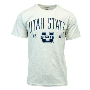 utah state 1888 tshirt oatmeal